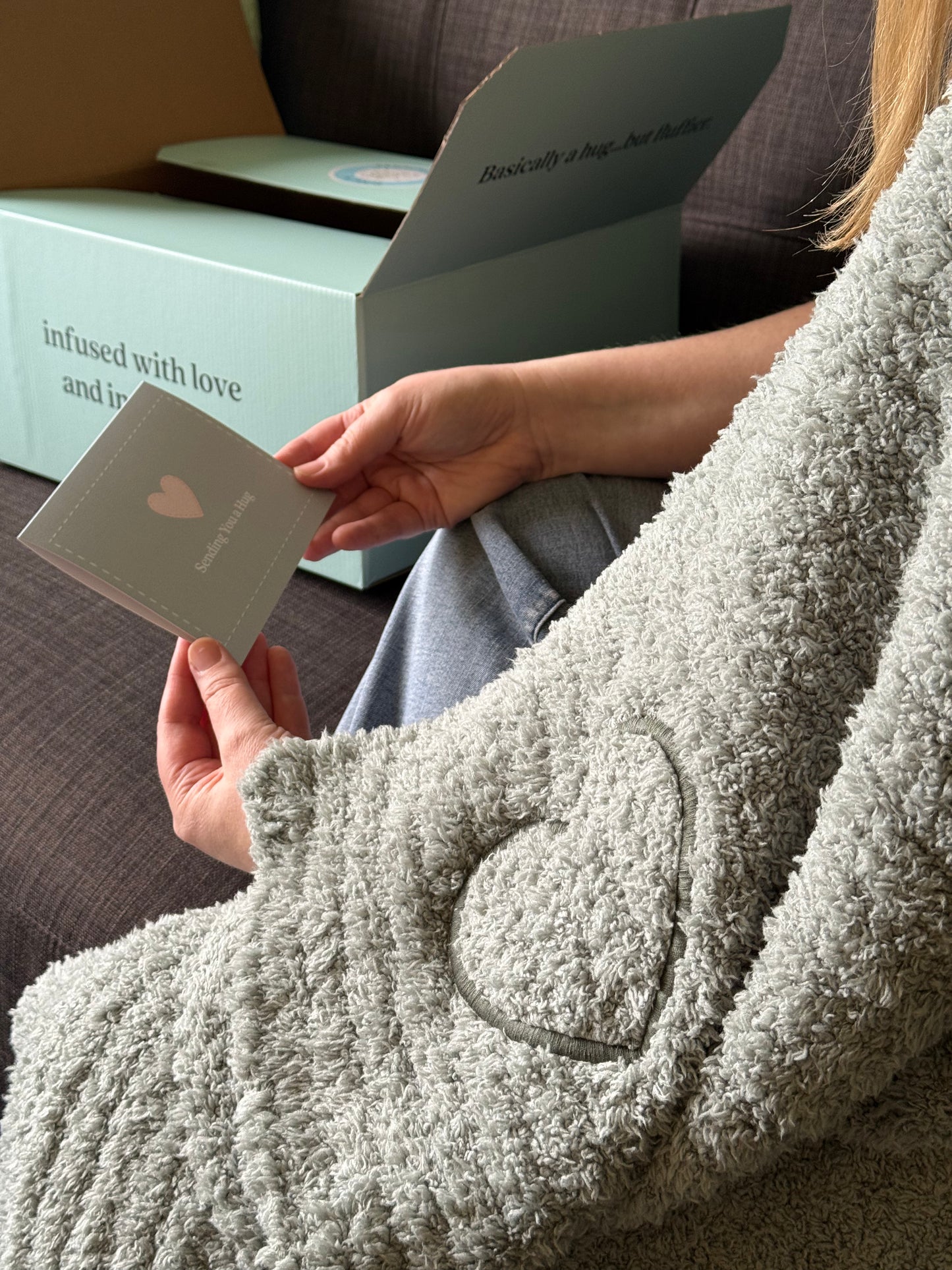 Sending You a Hug Signature Comfort Blanket | Thinking of You Gift